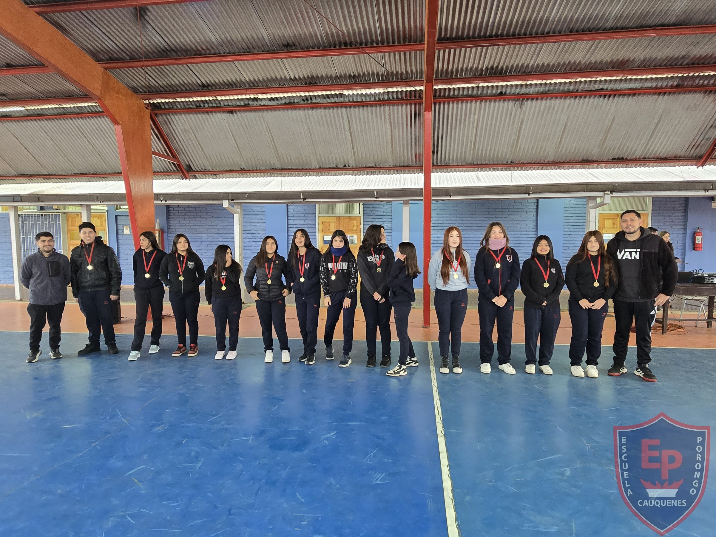 Acto Premiación a la selección del colegio Balonmano