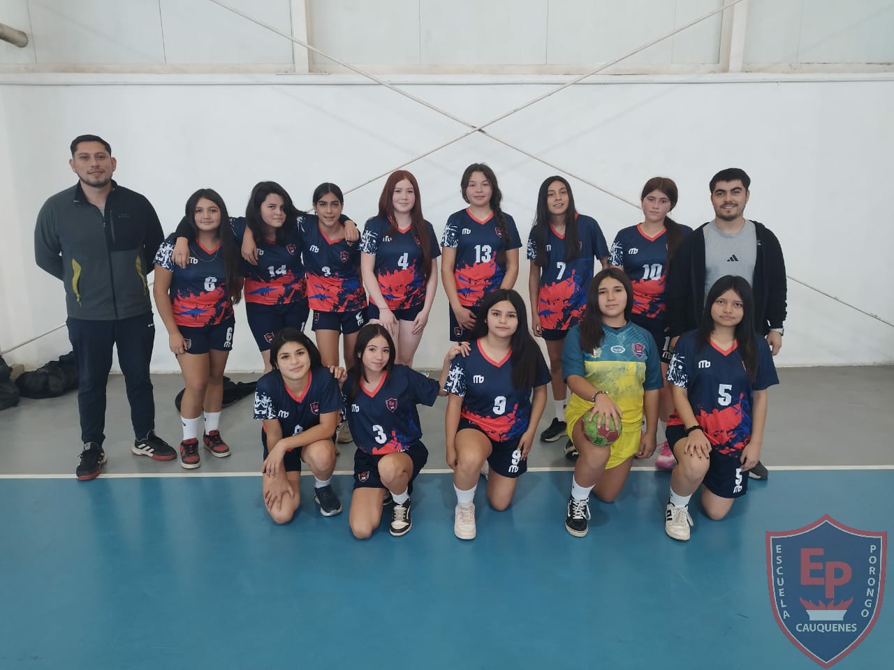 ¡Felicitaciones a la selección de balonmano damas sub 14!